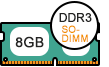 Память для ноутбуков SO-DIMM DDR3 8gb